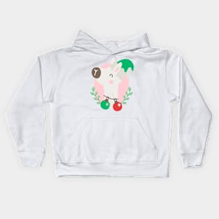 Christmas llama Kids Hoodie